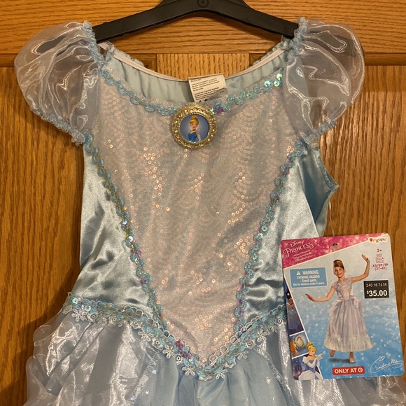 Disney Princess Cinderella dress with iridescent sparkles and layers of dress - Picture 3 of 13